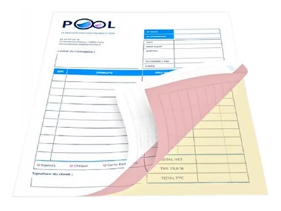 Carbonless copy paper